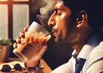 한여름 너무 더워서 힘들어하는 직…